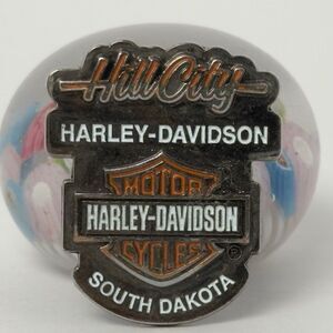 VINTAGE HARLEY DAVIDSON HILL CITY HARLEY-DAVIDSON HILL CITY, SOUTH DAKOTA PIN